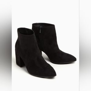 Torrid black block heel boot size 11 wide
